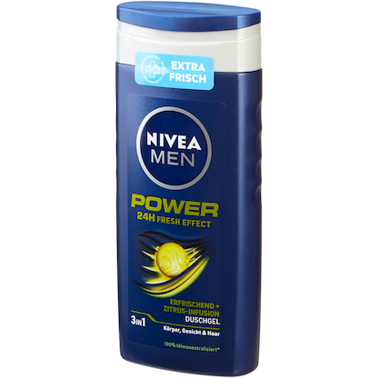 Artikelbild 3 für NIVEA MEN 3in1 POWER Duschgel & Shampoo 250 ml, Artikelnummer 772992