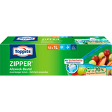 Artikelbild 1 für 12 Toppits Gefrierbeutel ZIPPER 1,0 l, Artikelnummer 441786