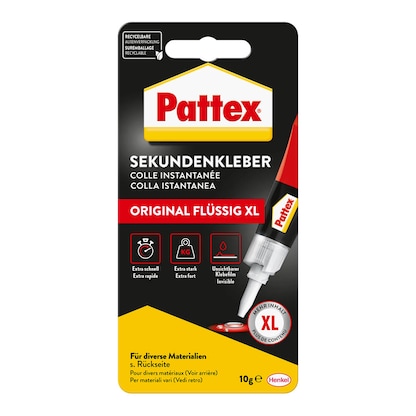 Artikelbild 3 für Pattex Original flüssig Sekundenkleber 10,0 g, Artikelnummer 724488