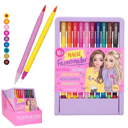 Artikelbild 11 für DEPESCHE TOPModel Magic Filzstifte farbsortiert, 10 St., Artikelnummer 932956