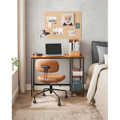 Artikelbild 4 für VASAGLE Schreibtisch braun rechteckig, 4-Fuß-Gestell schwarz 100,0 x 50,0 cm, Artikelnummer 290519