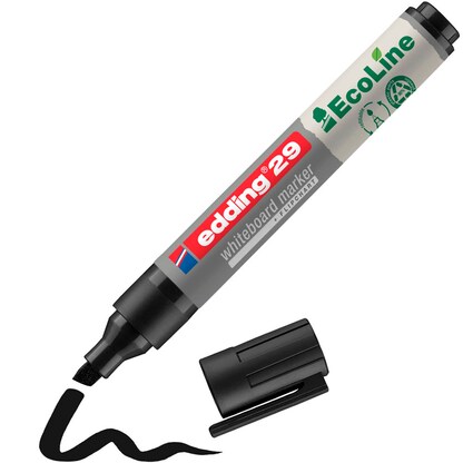 Artikelbild 2 für edding 29 Ecoline Whiteboard-Marker schwarz 1,0 - 5,0 mm, 10 St., Artikelnummer 494944