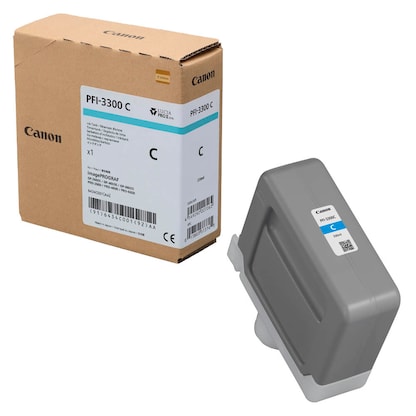 Artikelbild 3 für Canon PFI-3300 cyan Druckerpatrone, Artikelnummer 524719