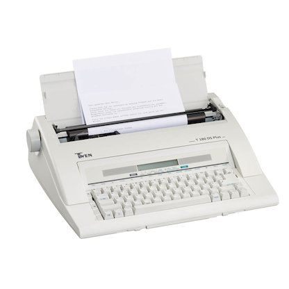 Artikelbild 10 für TWEN T 180 DS Plus Schreibmaschine, Artikelnummer 124719