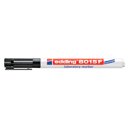 Artikelbild 2 für edding 8015F Labormarker schwarz 0,75 mm, 1 St., Artikelnummer 445674