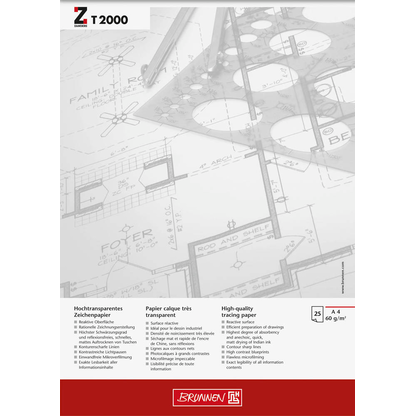 Artikelbild 2 für BRUNNEN Transparentpapier 60 g/qm, 25 Blatt, Artikelnummer 121311