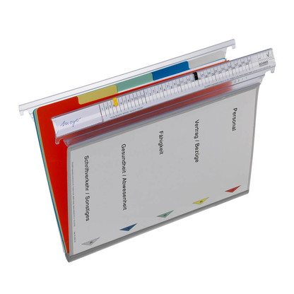 Artikelbild 2 für EICHNER Personalhefter Typ 2 Kunststoff grau 5 x kaufmännische Heftung, Artikelnummer 752816