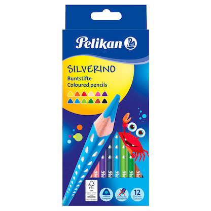 Artikelbild 23 für Pelikan Silverino Buntstifte farbsortiert, 12 St., Artikelnummer 544342