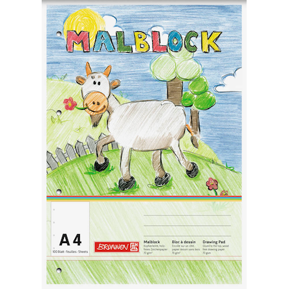 Artikelbild für BRUNNEN Malblock DIN A4, Artikelnummer 925615