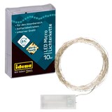 Artikelbild 1 für Idena 10er Micro LED Lichterkette weiß 1,20 m, Artikelnummer 639494