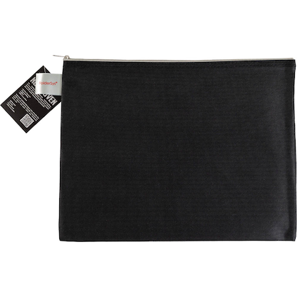 Artikelbild für FolderSys Reißverschlussbeutel schwarz/grau 0,15 mm, 1 St., Artikelnummer 372967