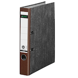 Artikelbild 1 für AKTION: LEITZ 1050 Ordner braun marmoriert Karton 5,2 cm DIN A4 mit Prämie nach Registrierung, Artikelnummer 777664