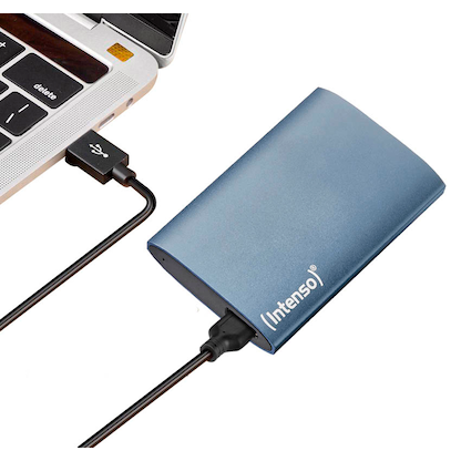 Artikelbild 3 für Intenso Premium 500 GB externe SSD-Festplatte blau, Artikelnummer 440119
