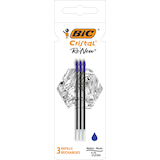 Artikelbild 1 für BIC Cristal Re'New Kugelschreiberminen M blau, 3 St., Artikelnummer 844512