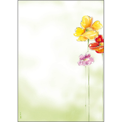 Artikelbild 13 für SIGEL Motivpapier Spring Flowers Motiv DIN A4 90 g/qm 50 Blatt, Artikelnummer 234935