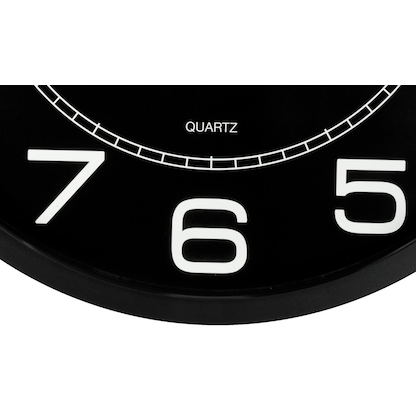 Artikelbild 2 für unilux Wanduhr Mega schwarz Kunststoff, Ø 57,5 cm, Artikelnummer 723314
