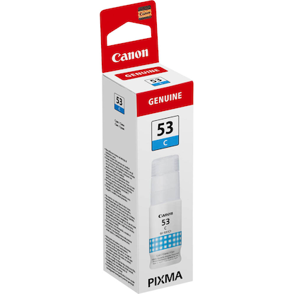 Artikelbild 6 für Canon GI-53 BK/C/M/Y/R/G schwarz, cyan, magenta, gelb, rot, grau Tintenflaschen, 6er-Set, Artikelnummer 876534