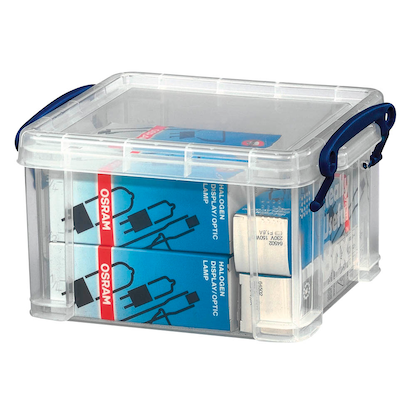 Artikelbild 7 für Really Useful Box Aufbewahrungsbox 1,6 l transparent 19,5 x 13,5 x 11,0 cm, Artikelnummer 253815