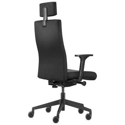 Artikelbild 3 für Trendoffice by Dauphin Bürostuhl to-strike comfort mit Nackenstütze, 9246 Stoff schwarz, Gestell schwarz, Artikelnummer 509333