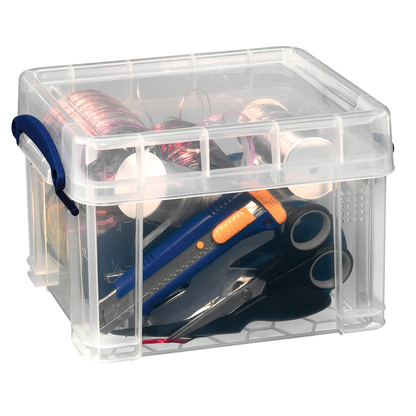 Artikelbild für Really Useful Box Aufbewahrungsbox 3,0 l transparent 24,5 x 18,0 x 16,0 cm, Artikelnummer 253823