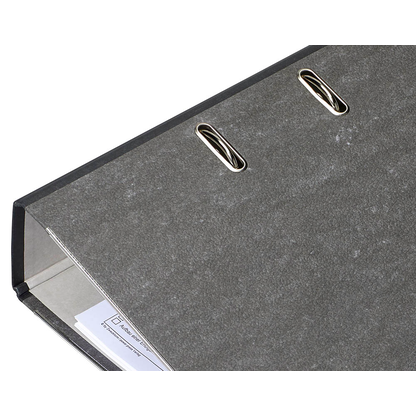 Artikelbild 3 für Grüner Balken Ordner schwarz marmoriert Karton 8,0 cm DIN A4, Artikelnummer 111583