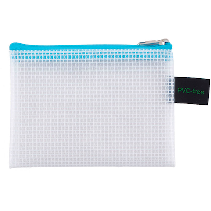 Artikelbild 2 für FolderSys Reißverschlussbeutel transparent/hellblau 0,20 cm, 1 St., Artikelnummer 592883