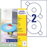 Artikelbild 1 für 200 AVERY Zweckform CD-Etiketten L6043-100 weiß, Artikelnummer 345397
