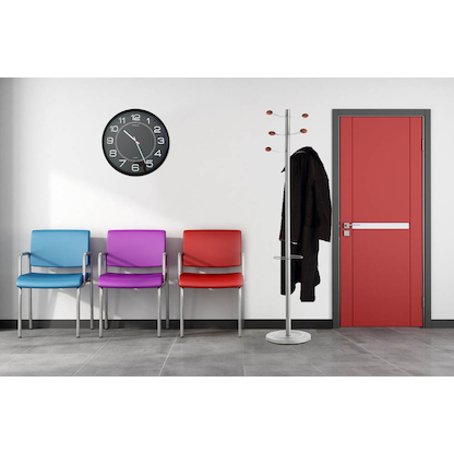 Artikelbild 3 für unilux Wanduhr Mega schwarz Kunststoff, Ø 57,5 cm, Artikelnummer 723314