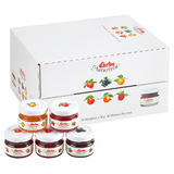 Artikelbild 1 für d’arbo Naturrein Erdbeere, Aprikose, Himbeere, Kirsche, Schwarze Johannisbeere Konfitüre, 60 St., Artikelnummer 978254