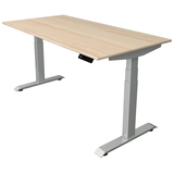 Artikelbild 1 für Kerkmann Move 4 elektrisch höhenverstellbarer Schreibtisch ahorn rechteckig, T-Fuß-Gestell silber 160,0 x 80,0 cm, Artikelnummer 997517