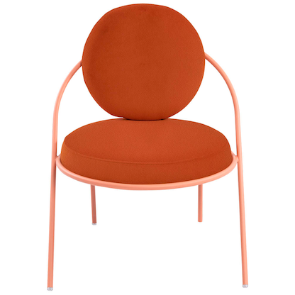 Artikelbild 3 für meet powered by PAPERFLOW Sessel SATURNE rost rosa Kunstleder, 1 St., Artikelnummer 231508