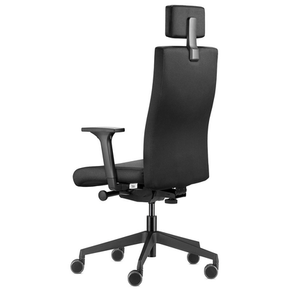 Artikelbild 4 für Trendoffice by Dauphin Bürostuhl to-strike comfort mit Nackenstütze, 9246 Stoff schwarz, Gestell schwarz, Artikelnummer 509333