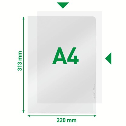 Artikelbild 8 für AKTION: 100 LEITZ Sichthüllen 4020 DIN A4 glasklar glatt 0,16 mm, Artikelnummer 663973