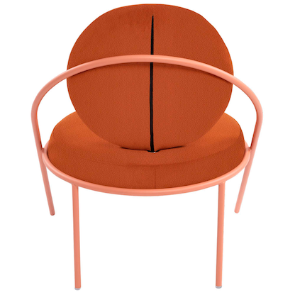 Artikelbild 4 für meet powered by PAPERFLOW Sessel SATURNE rost rosa Kunstleder, 1 St., Artikelnummer 231508
