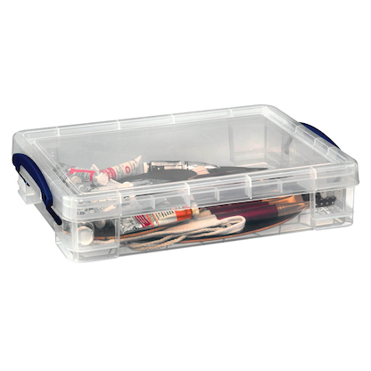 Artikelbild für Really Useful Box Aufbewahrungsbox 4,0 l transparent 39,5 x 25,5 x 8,8 cm, Artikelnummer 253831