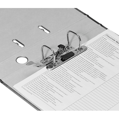 Artikelbild 5 für office discount Ordner schwarz marmoriert Karton 5,0 cm DIN A4, Artikelnummer 501502