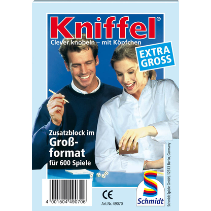 Artikelbild 3 für Schmidt Kniffelblock extra groß Würfelspiel, Artikelnummer 480051