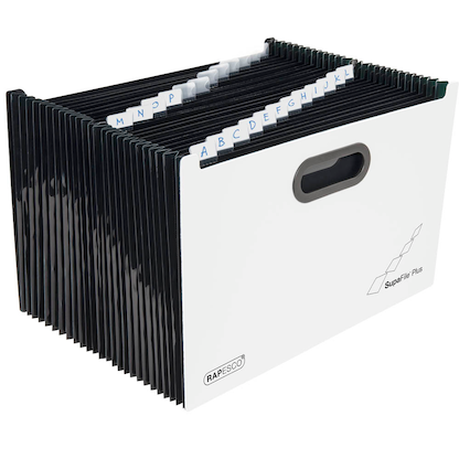 Artikelbild für RAPESCO® Fächermappe Supafile Plus 26 Fächer weiß, Artikelnummer 375607