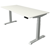 Artikelbild 1 für Kerkmann Move 4 elektrisch höhenverstellbarer Schreibtisch weiß rechteckig, T-Fuß-Gestell silber 180,0 x 80,0 cm, Artikelnummer 997284