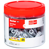 Artikelbild 1 für fischer SX Plus 567920 Spreizdübel Ø 8 mm x 40 mm, 80 St., Artikelnummer 480669