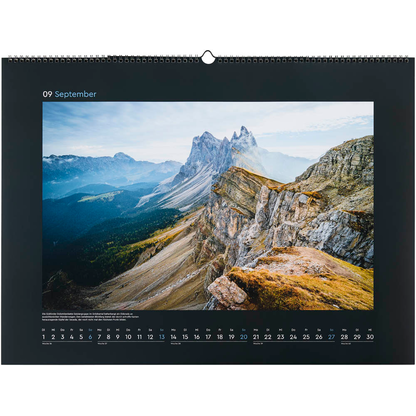 Artikelbild 10 für KUNTH Monats-Wandkalender Fazinierende Alpen 2026, Artikelnummer 575869
