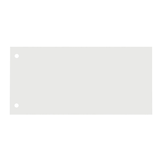 Artikelbild 1 für office discount Trennstreifen weiß, 190 g Karton, 100 St., Artikelnummer 432536