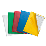 Artikelbild 1 für 100 DURABLE Sichthüllen 2337 DIN A4 farbsortiert genarbt 0,10 mm, Artikelnummer 158196