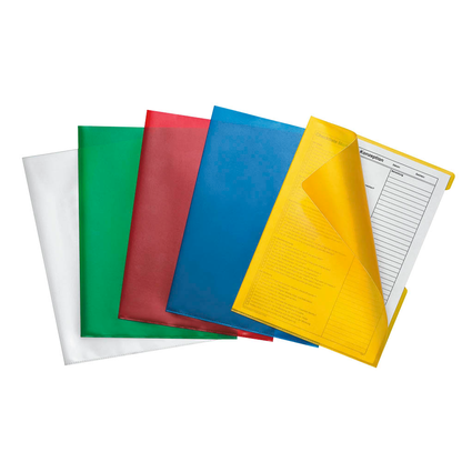 Artikelbild 14 für 100 DURABLE Sichthüllen 2337 DIN A4 farbsortiert genarbt 0,10 mm, Artikelnummer 158196