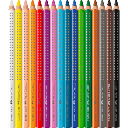 Artikelbild 2 für FABER-CASTELL Jumbo GRIP Buntstifte farbsortiert, 16 St., Artikelnummer 157212