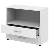 Artikelbild 1 für röhr Regalschrank direct.office, 859W281000 weiß 80,0 x 34,4 x 72,0 cm, Artikelnummer 468302