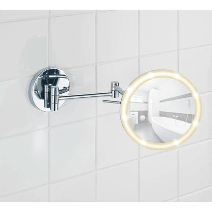 Artikelbild 3 für WENKO Wand-Kosmetikspiegel beleuchtet Aura silber, Artikelnummer 528774