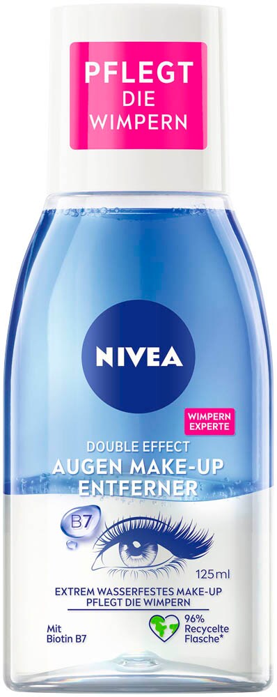 Nivea Augenschonender Make-up-Entferner, 125 Ml – Sanfte Reinigung Für Empfindliche Augenpartien
