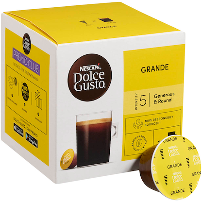 Artikelbild 2 für NESCAFÉ DOLCE GUSTO® Grande Generous & Round Kaffeekapseln, mild, 16 Portionen, Artikelnummer 613352