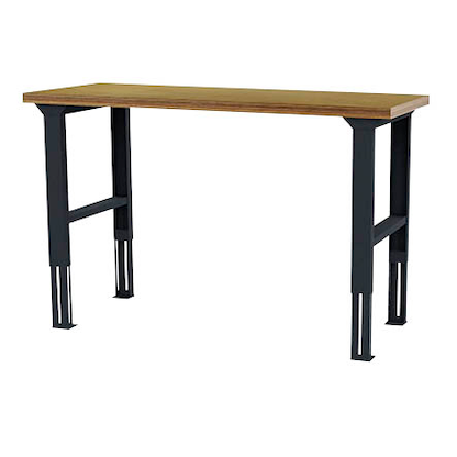 Artikelbild für Simplaflex® Systemeinrichter Werkbank anthrazit, RAL 7016 150,0 x 60,0 x 76,0 - 106,0 cm, Artikelnummer 684007